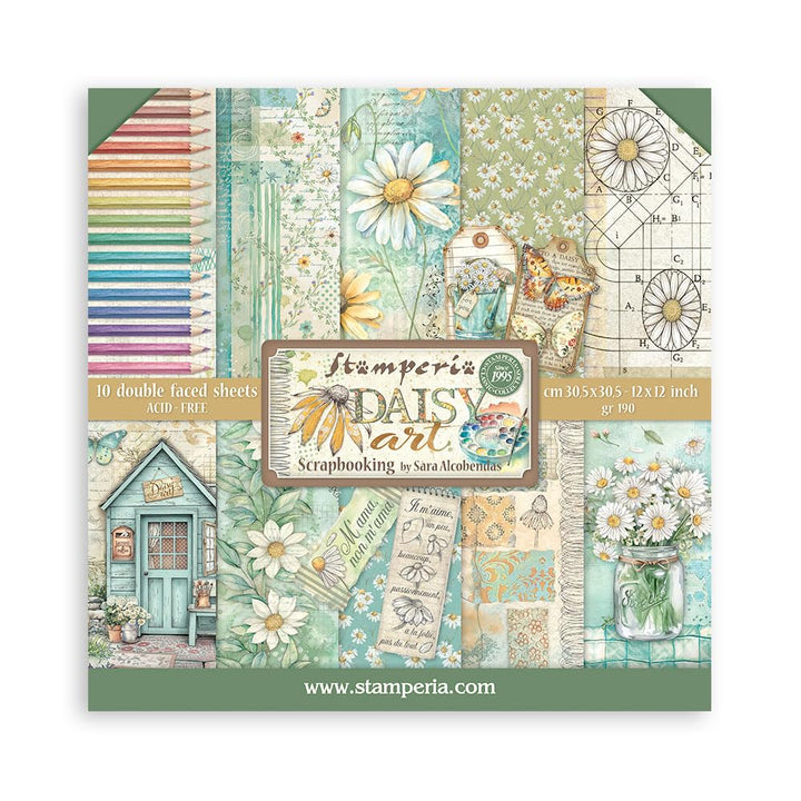 Stamperia - Scrapbook Paper Pad for Scrapbooks, Albums, Cards, Bullet Journals and More, Acid Free,