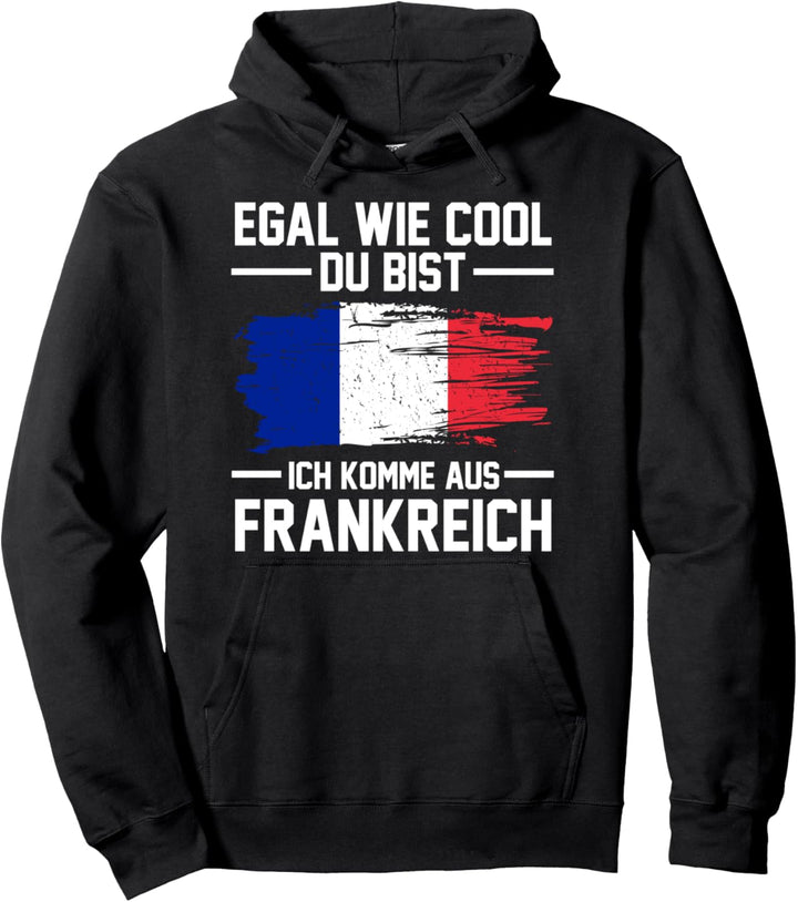 Franzose France Eifelturm Französiche Flagge Frankreich Pullover Hoodie