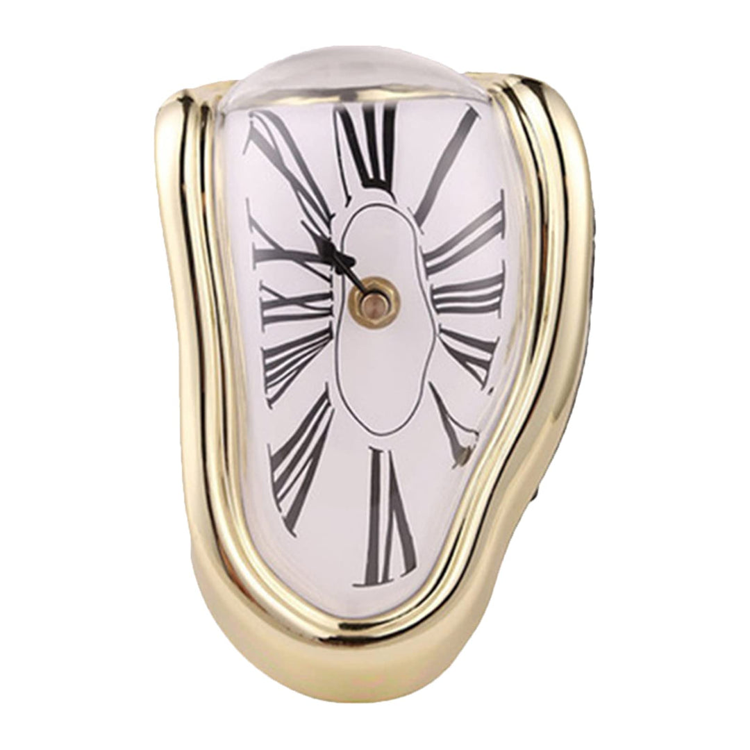 Carkio Creative Melting Clock, Wall Clock Decorative Salvador Dali Watch Melted Clock for Home Offic