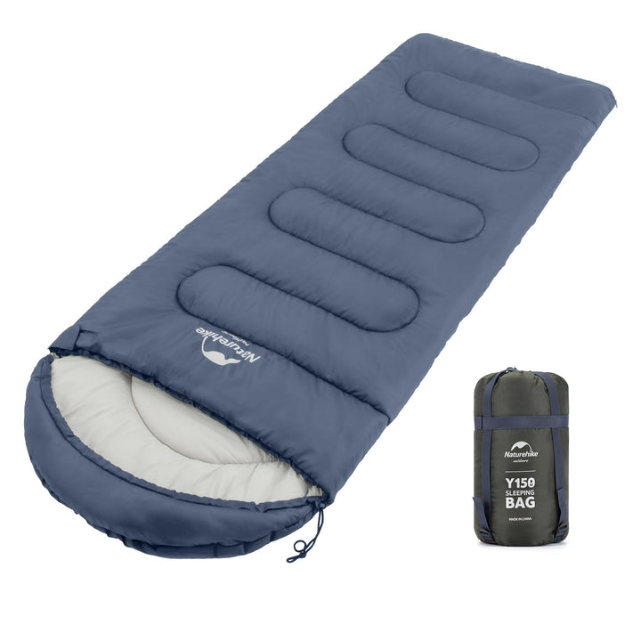 Naturehike Camping Schlafsack in Deckenform mit Kapuze | Geeignet für Alle vier Jahreszeiten, Leicht