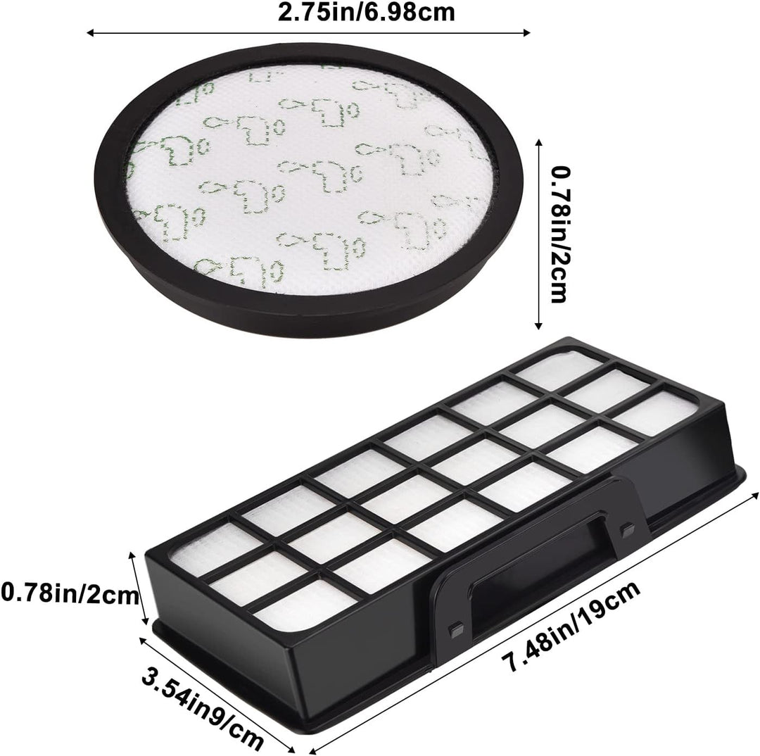 2 Stück HEPA Filter für Rowenta ZR903701 Silence Force Cyclonic Staubsauger ro76xx, ro7611 ro7612 ro
