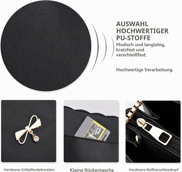 NICOLE &amp; DORIS Tasche Frauen Klein Umhängetasche Damen Handtaschen Elegante Crossbody Bag Damen Hand