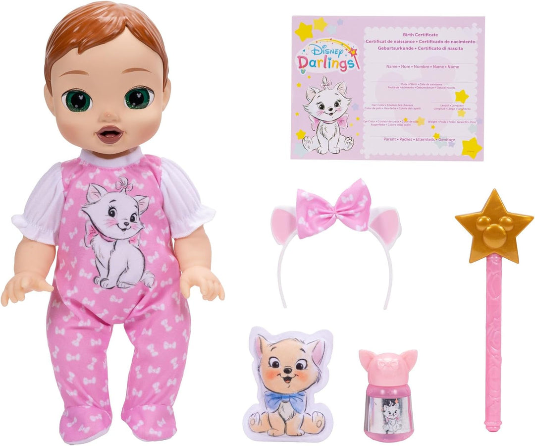 Disney Darlings Deluxe Feature Doll: Marie - Auburn Hair, Green Eyes