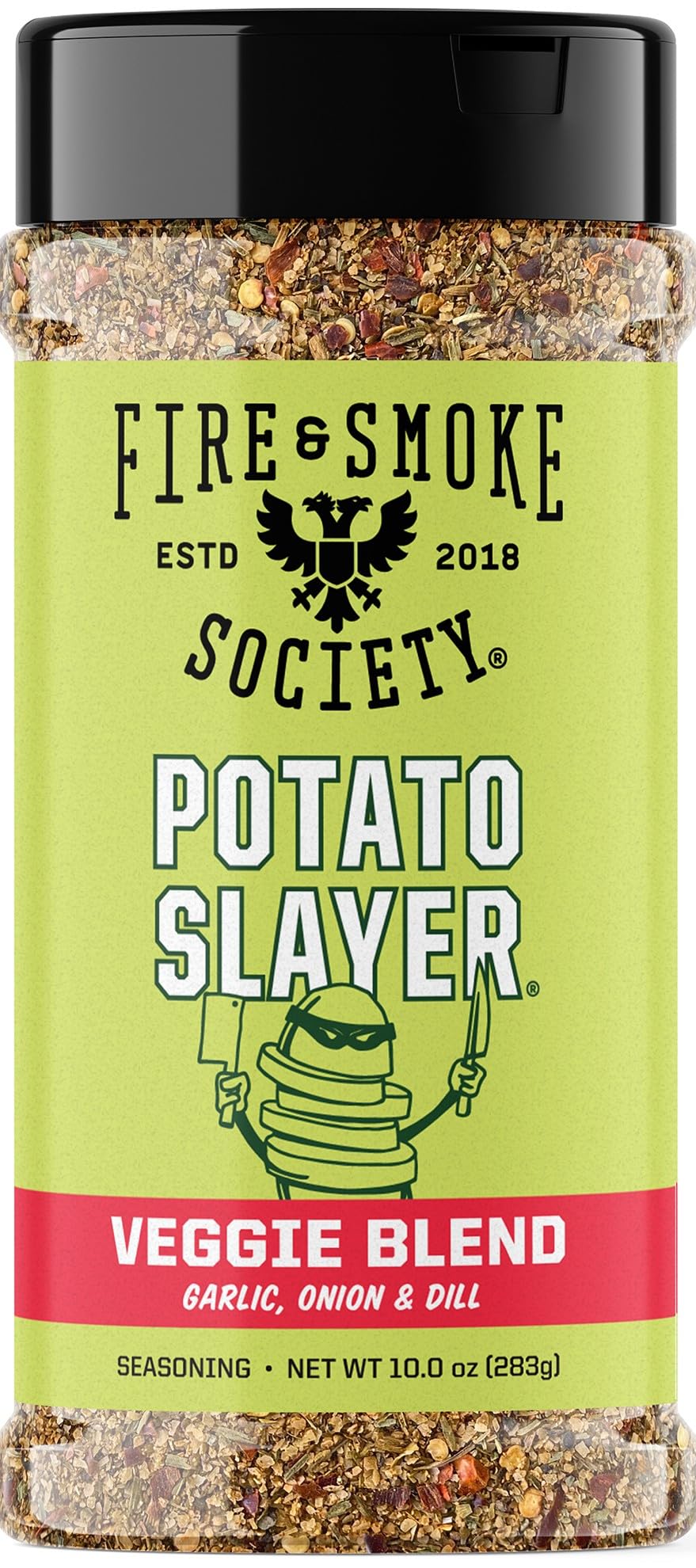 Fire &amp; Smoke Society Potato Slayer Gemüsegewürze, Grillgewürze und Reiben zum Grillen, Kartoffeln, P