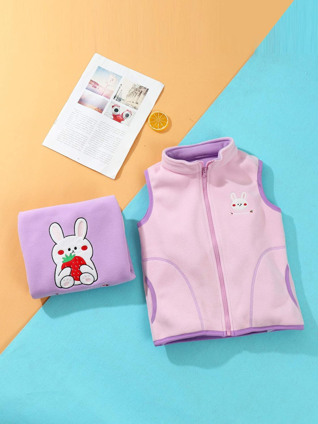 Baby Kleinkind Kinder Jungen Mädchen Polar Fleece Weste Stehkragen Reissverschluss Fleeceweste Kinde