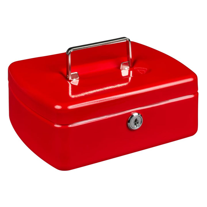 Burg-Wächter Geldkassette abschliessbar mit Schlüssel und Hartgeldeinsatz, Stahlblech, Office 2207,