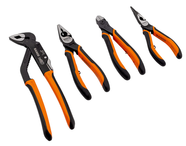 Bahco 9897 Zangen-Set 4teilig 1 Orange, 1 Orange