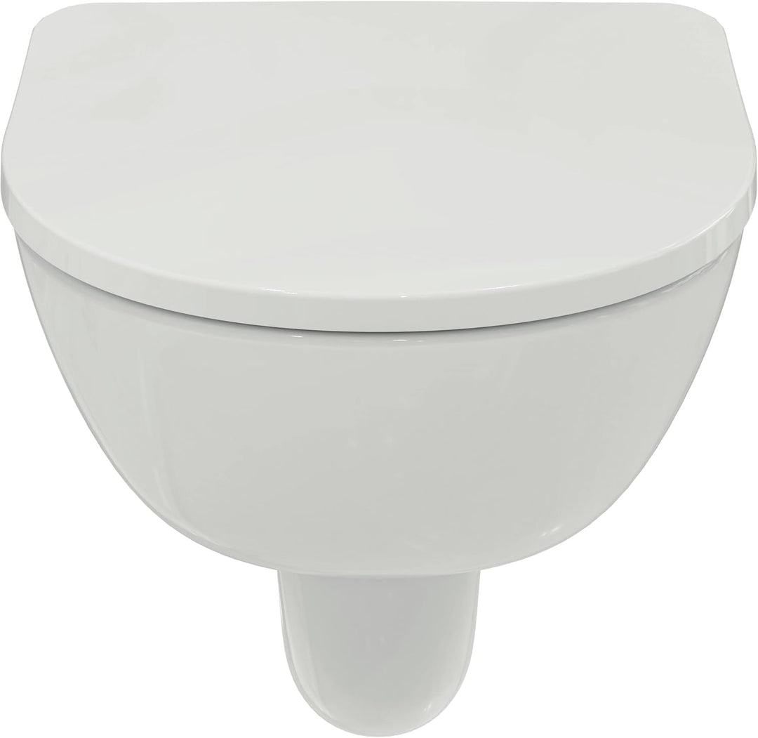 Ideal Standard i.life A Wandhängendes WC-Becken-Set, Hänge-WC mit CL1 Vollspülung 3.9-6 l/min, horiz