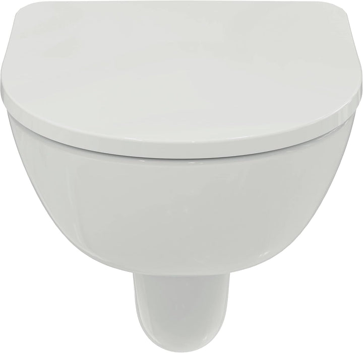 Ideal Standard i.life A Wandhängendes WC-Becken-Set, Hänge-WC mit CL1 Vollspülung 3.9-6 l/min, horiz