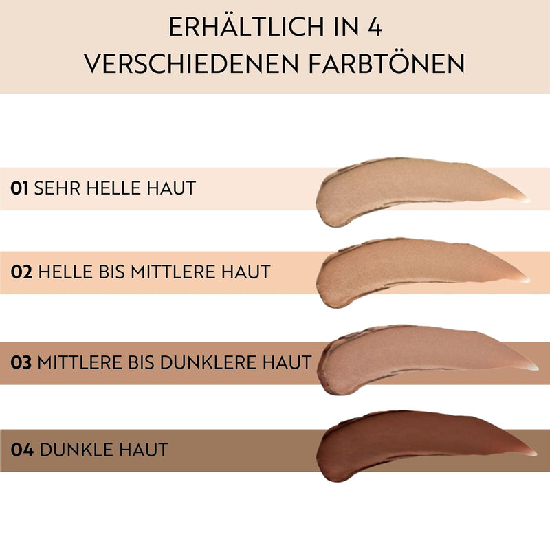 M. Asam Magic Finish Make Up Mousse (30ml), 4-in-1 Primer, Make-up, Puder & Concealer, natürlich & l