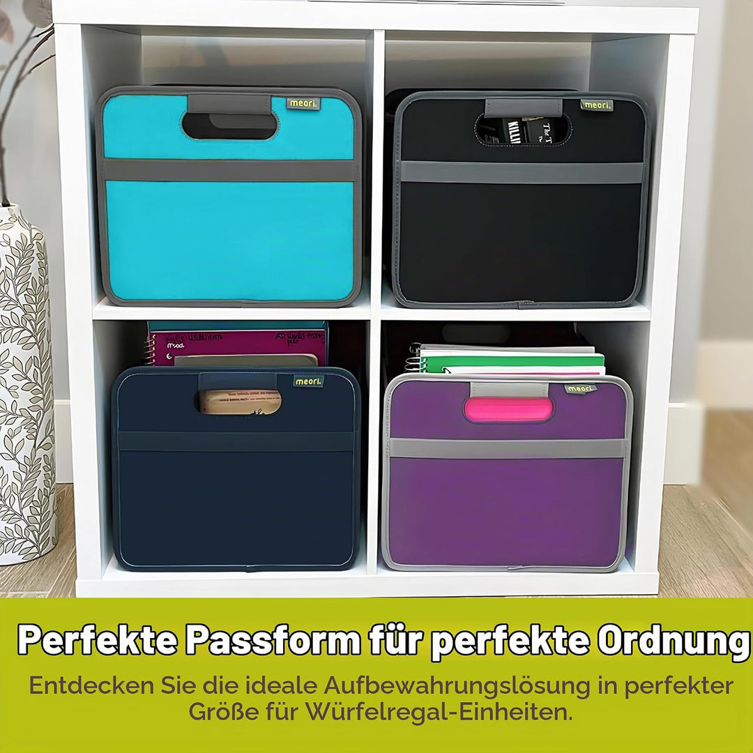 meori Aufbewahrungsbox faltbar Traglast 30 kg - 32cm 26,5cm 27.5cm Grösse S - Marine Blue Marine Fal