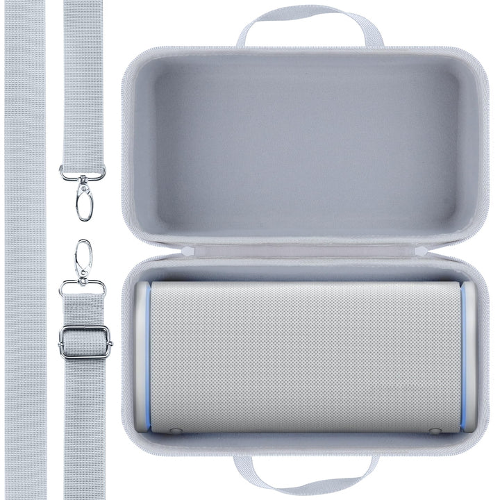 Lebakort Hart Schutz Hülle Etui Tasche für Sony ULT Field 5 Tragbarer Lautsprecher Grau, Grau