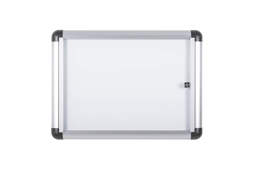 Bi-Office-Vitrine für den Innenbereich mit zusätzlichem, abschliessbarem magnetischem Whiteboard, Gr