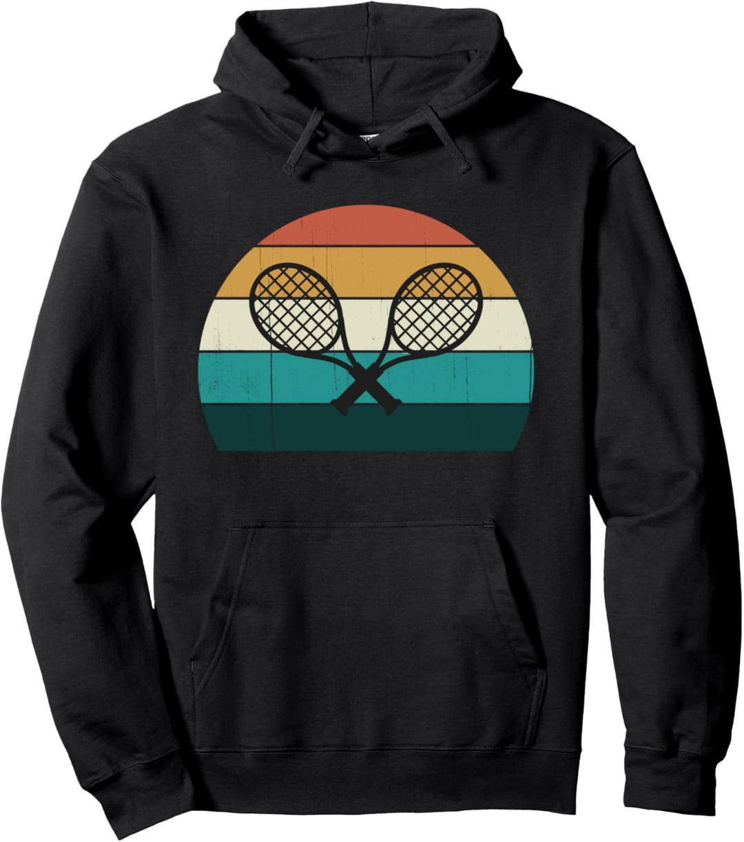 Retro Tennisschläger / Schläger - Vintage Ball Server / Shot Pullover Hoodie