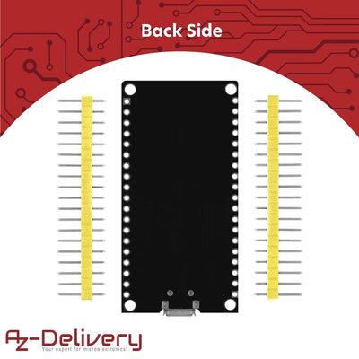 AZDelivery 5 x ESP-32 Dev Kit C unverlötet NodeMCU Module WLAN WiFi Development Board mit CP2102 (Na