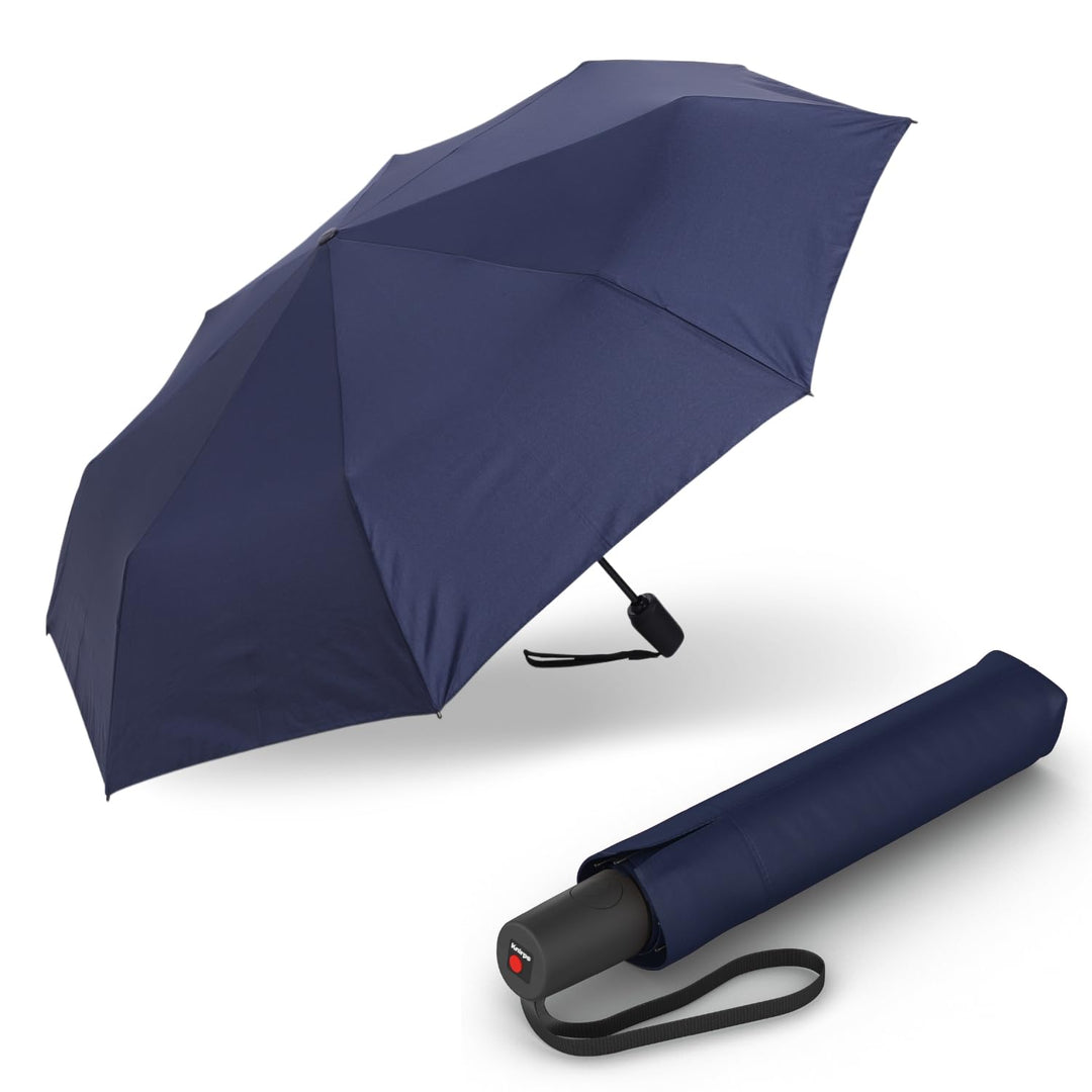 Knirps I.200 Taschenschirm Duomatic Automatik Regenschirm windstabil Navy, Navy