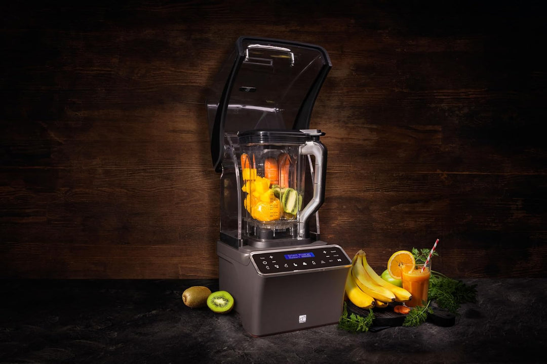 Blender G21 Ultimate, graphitschwarz, Leistung von 1.500 W, 28.000 U/min, Behälter von 1,2 l, Touch