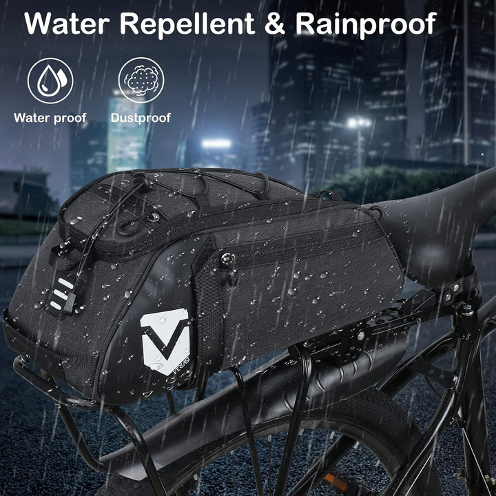 VERTAST Fahrrad Gepäckträger Tasche Wasserdicht Multifunktionale Packtasche für Fahrrad Sitz Outdoor