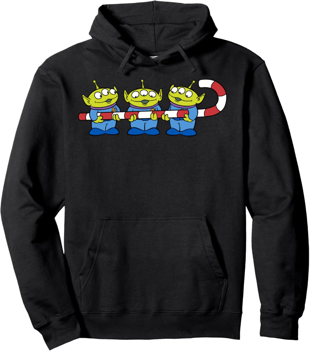 Disney Pixar Toy Story Aliens Candy Cane Holiday Pullover Hoodie