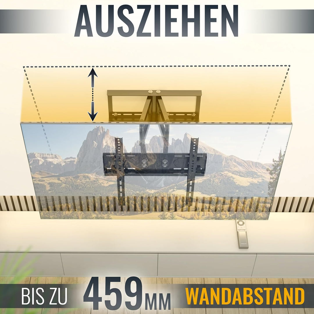RICOO TV Wandhalterung Fernseher Schwenkbar Neigbar für 30-65 Zoll, Universal TV Halterung R08, Fern