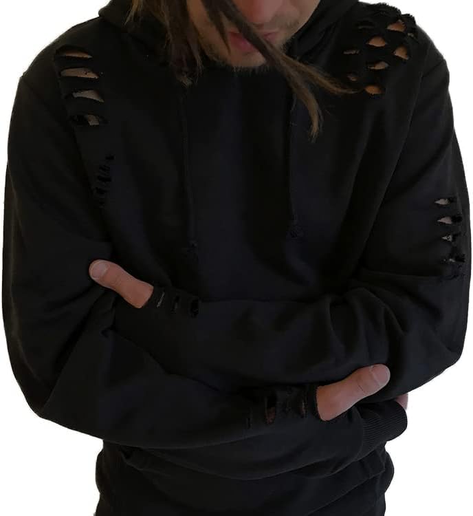 Cut out Hoodie schwarz (S), S