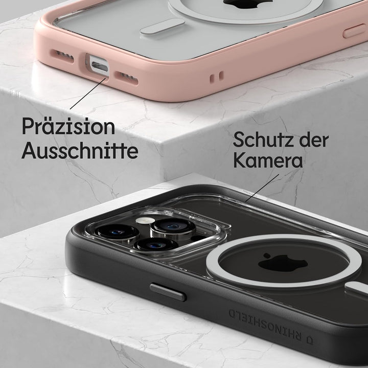RhinoShield Mod NX Hülle für MagSafe für iPhone 15 | Starker Magnet, Bumper-Case mit Backplate, modu