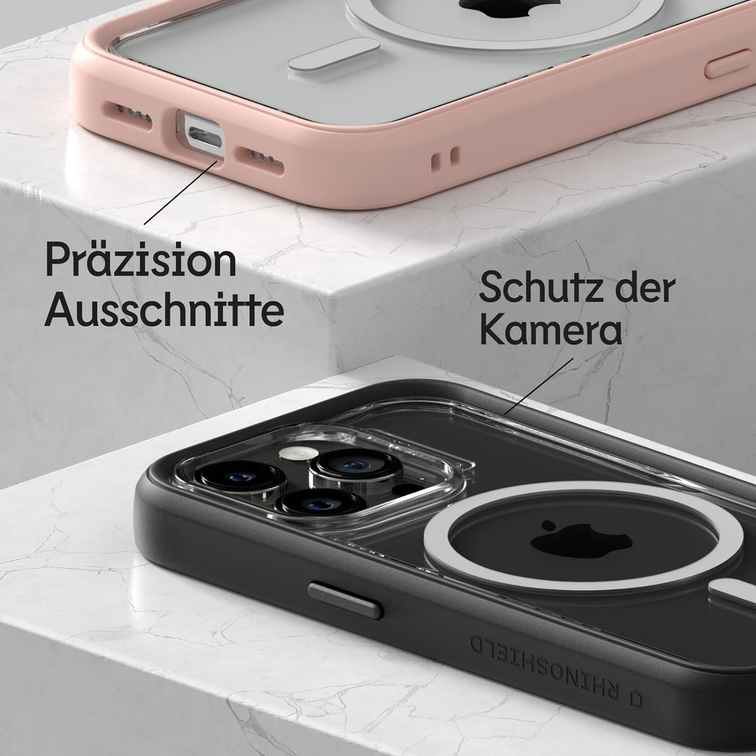 RhinoShield Modulares Case kompatibel mit MagSafe für [iPhone 15 Pro Max] | Mod NX - Überragender Ma