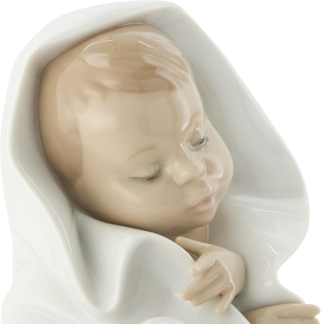 NAO Porcelain by Lladro All Bundled UP (Baby Wrapped IN Blanket) 2001340