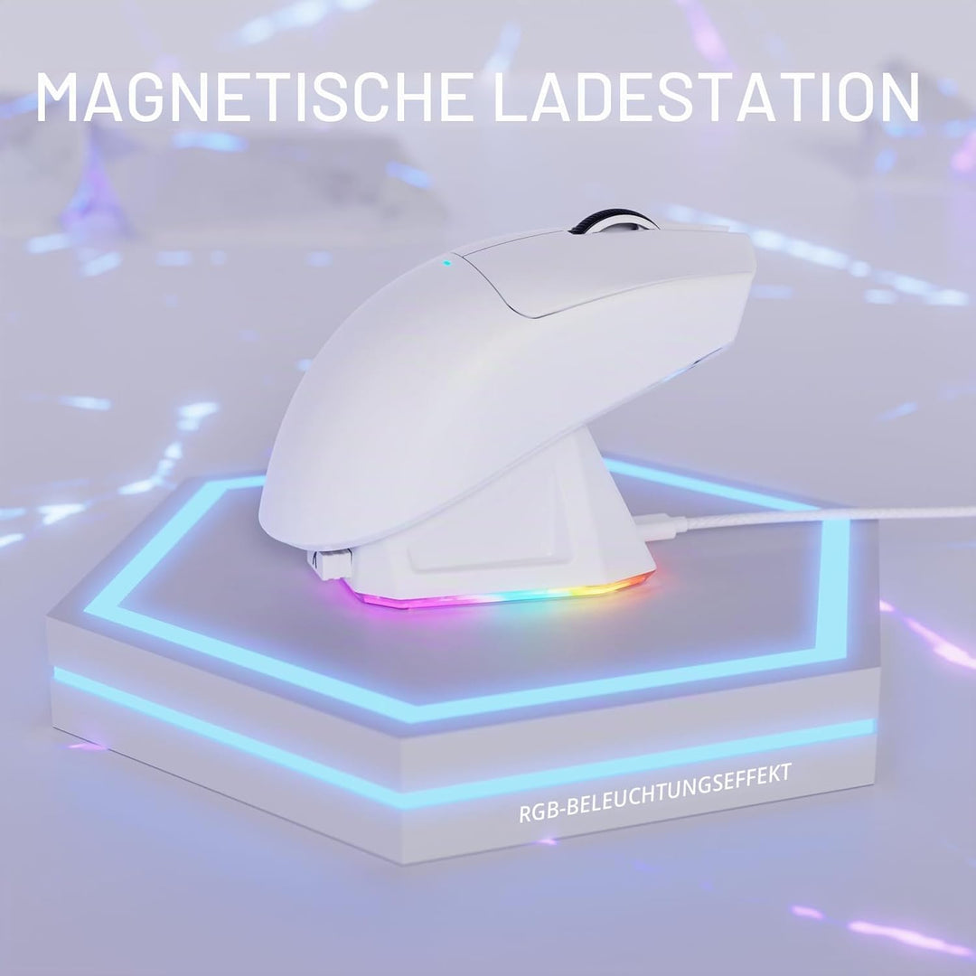 MAMBASNAKE × Attack Shark kabellose Tastatur und Maus mit magnetschaltern, 8-kHz-Rapid-Trigger-Tasta
