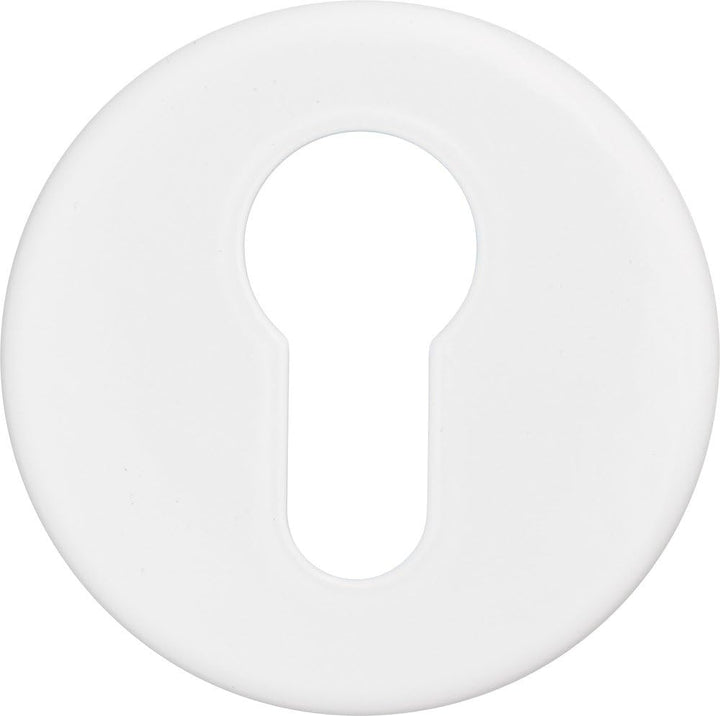 ABUS Schutzrosette mit Zylinderschutz RHZS415 W für Holztüren weiss 05703, Weiss