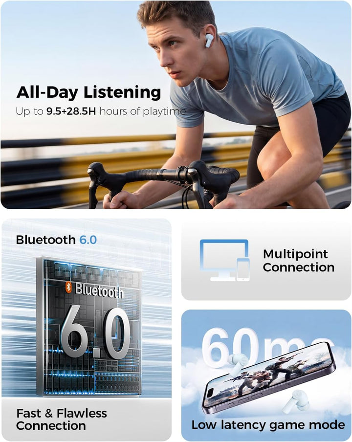 havit TW889 Kabellose Bluetooth-Ohrhörer, Blau