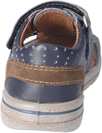 PEPINO Ricosta Mädchen und Jungen Kletthalbschuhe KASPI,Halbschuhe,WMS:Mittel, Blau 180