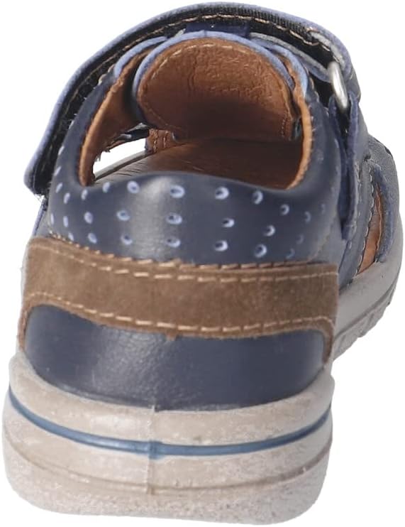 PEPINO Ricosta Mädchen und Jungen Kletthalbschuhe KASPI,Halbschuhe,WMS:Mittel, Blau 180
