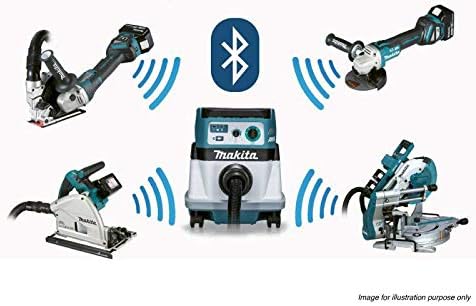 Makita DVC864LZX, Cleaner, Blue, 90 W, 8 liters, 70 Dezibel