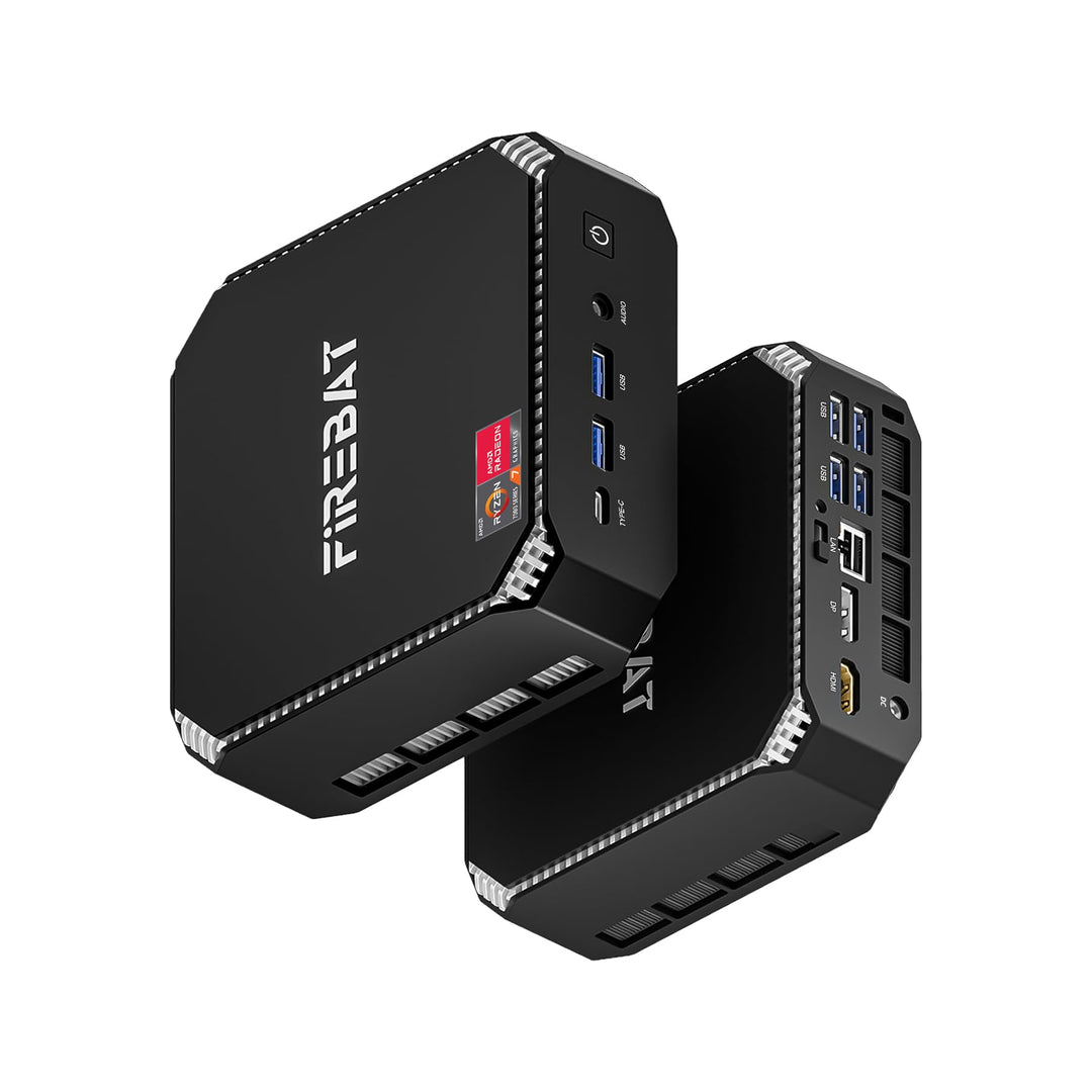 Mini-Gaming-PC Ryzen7 7735HS【A6】 8C/16T, bis zu 4,75 GHz 54 W, Radeon 680M, USB-C, WiFi6/BT5.2/2,5G