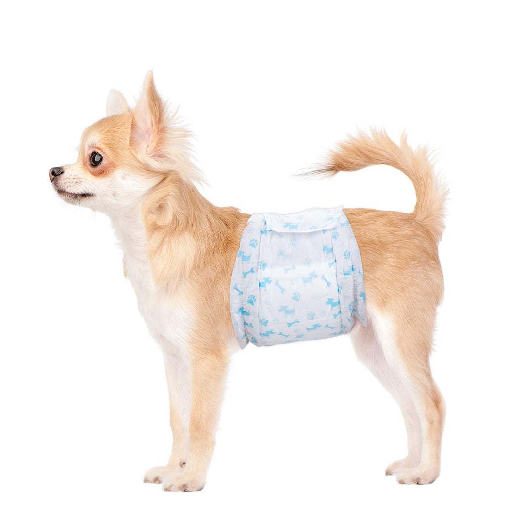 Einweg-Hundewindeln Male Wraps - Super absorbierende weiche männliche Windeln für männliche Hundemar