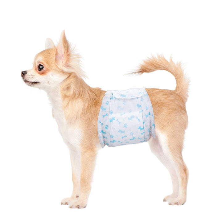 Einweg-Hundewindeln Male Wraps - Super absorbierende weiche männliche Windeln für männliche Hundemar