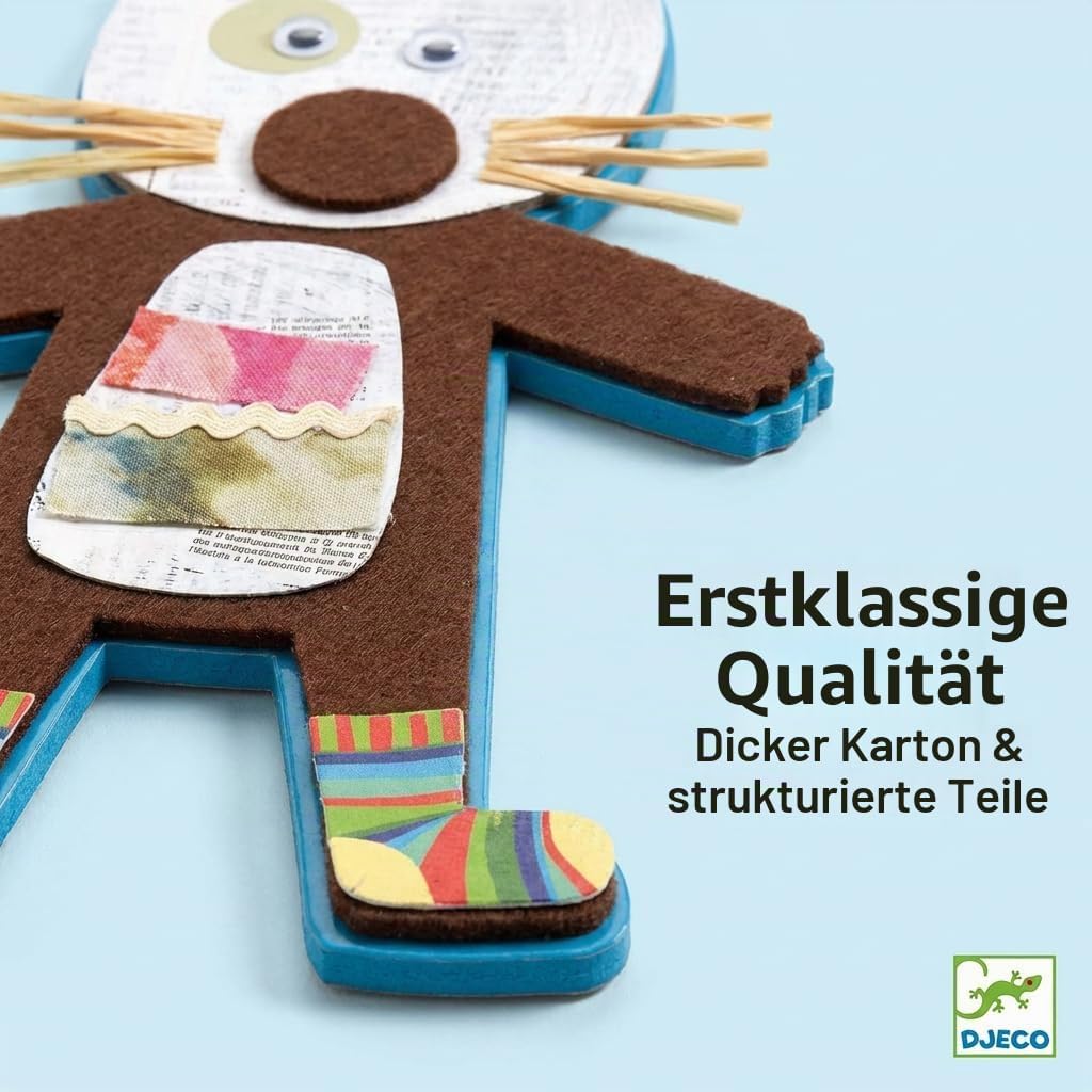 Djeco – Collage für Kinder, Mehrfarbig (DJ08664), Bunt