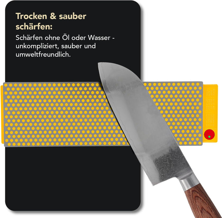 DMT DuoSharp Schärfstein extra-fein/fein, 20.3 cm / 8 Zoll, 1 Stück, W8EFNB Extra-Fein / Fein, Extra
