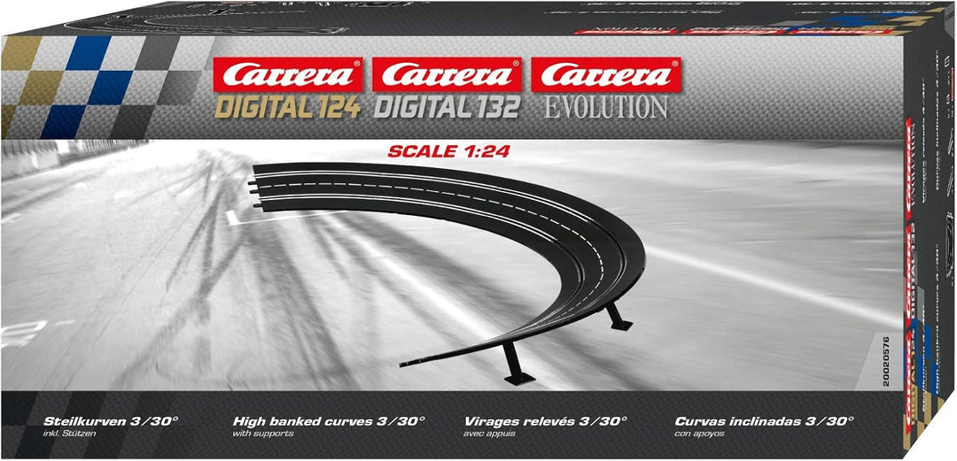High Banked Curve 3/30, 6-teilig - Digital 124/132 & Analog, 3/30