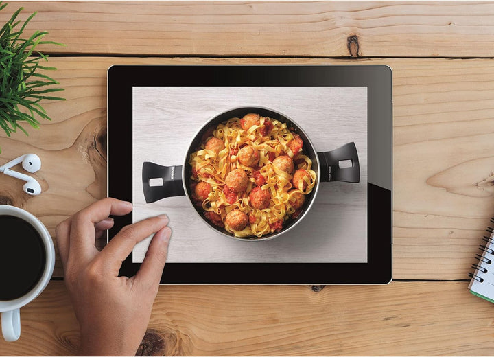 Moneta Dampfgarer Connection Base 20 cm, 2,5 Liter, mit QR-Code Rezeptheft