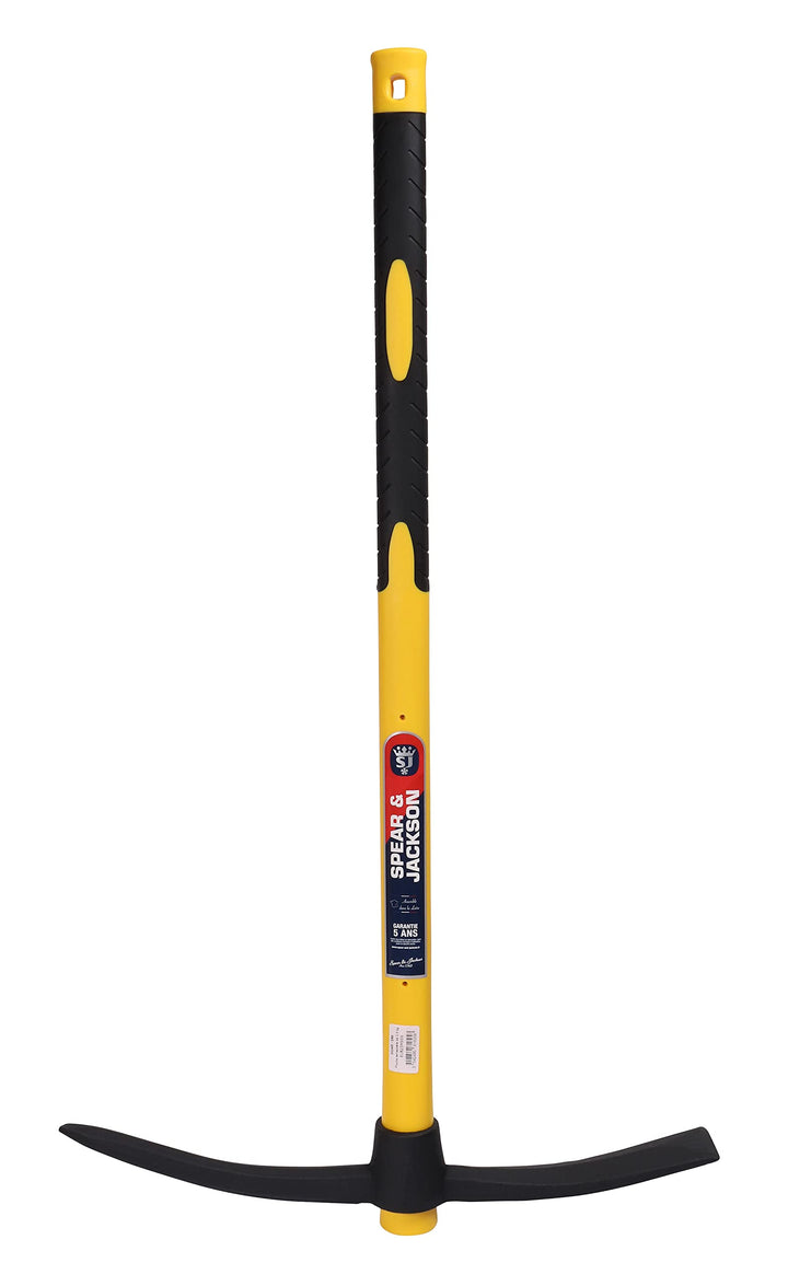 Spear & Jackson 81825 Kreuzhacke mit Stiel dank Dreier Materialien 2,5 kg Hacke mit 3-Komponentengri