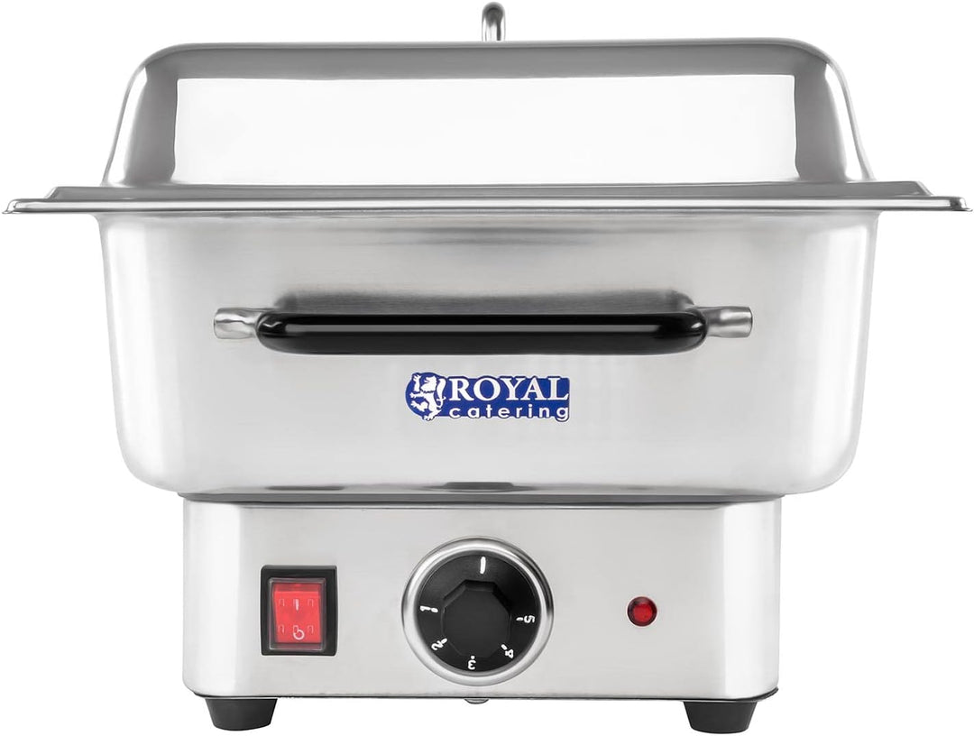 Royal Catering RCCD-1/1-100-ES-E Chafing Dish Warmhaltebehälter Speisewärmer Elektrisch (1600 W, 30-