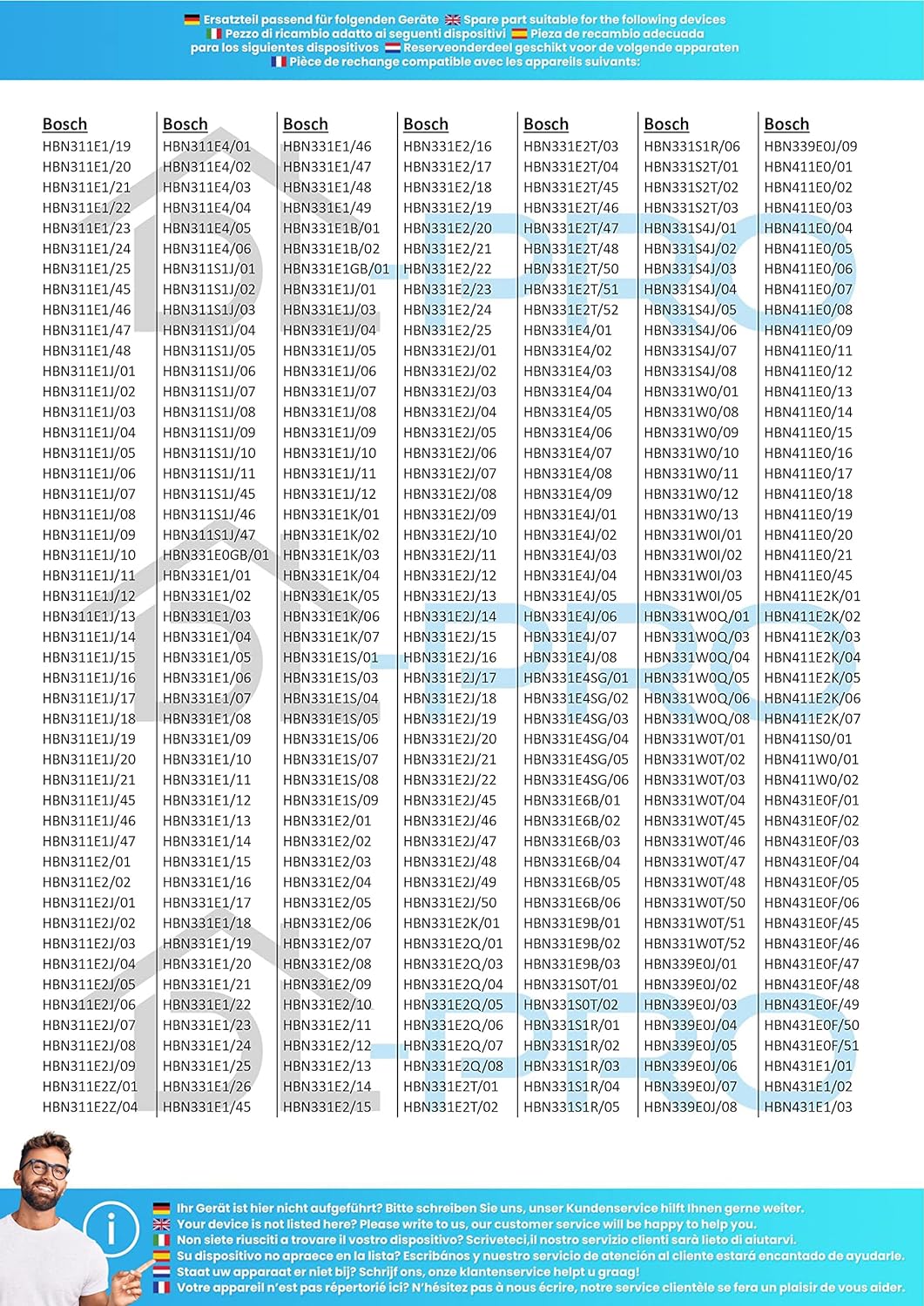 DL-pro Unterhitze Heizelement für Bosch Siemens Constructa 682466 00682466 EIKAPL 1317 60423 Heizung