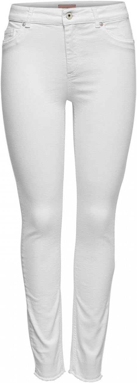 ONLY Female Skinny Jeans ONLBLUSH Mittlere Taille Skinny Fit Jeans XS / 30L White 2, XS / 30L White