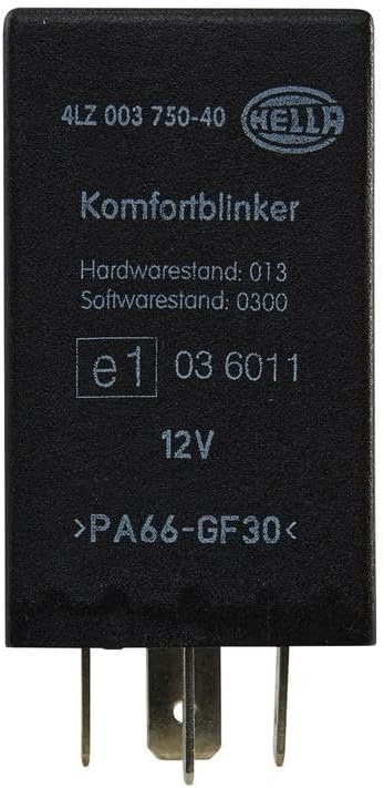 HELLA 4LZ 003 750-401 Relais - 12V - 5-polig - Anschlussanzahl: 5 - gesteckt - elektrisch