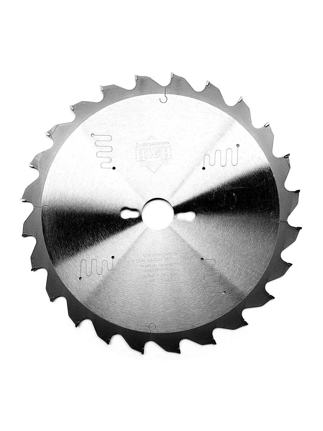 jjw-germany HM-Kreissägeblätter 254 x 30 negativer Spanwinkel für Kappsägen in Industriequalität… (2