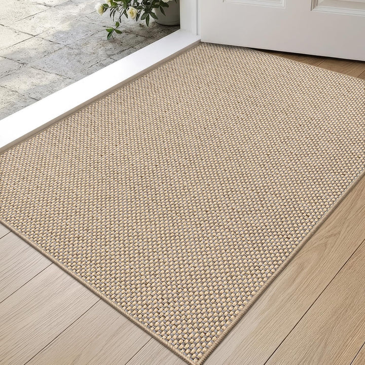 DEXI Schmutzfangmatte Innen 60 x 90 cm, rutschfest Fussmatte waschbar, absorbierend Fussmatte, Dünne