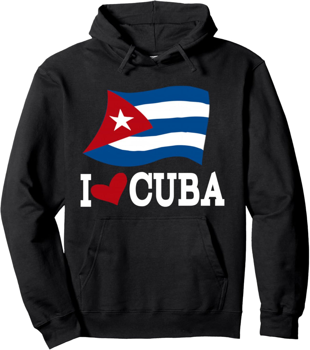 Kubanische Flagge Kuba Spanisches Havana Pullover Hoodie