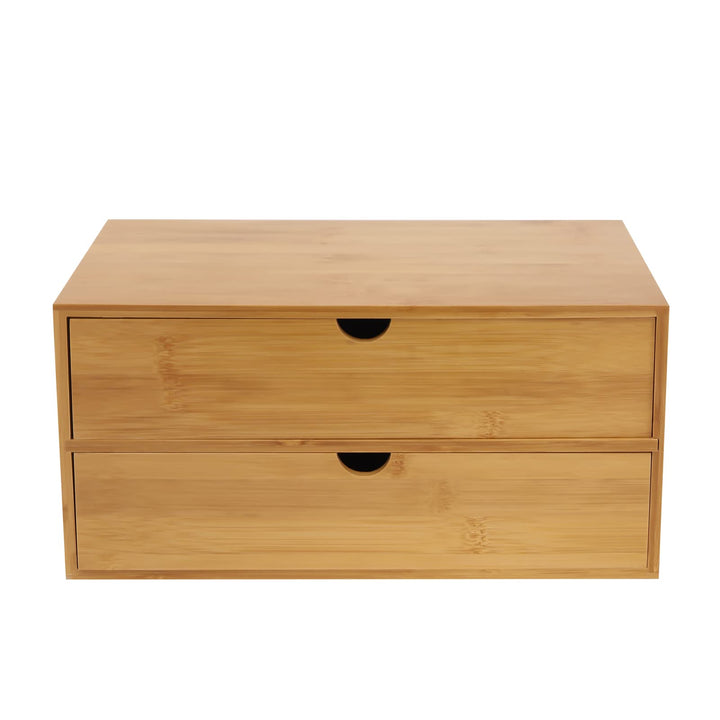 Schreibtisch Organizer, Mini Bamboo Desk Drawer Tabletop Storage Organization Box, Schubladenbox Bam